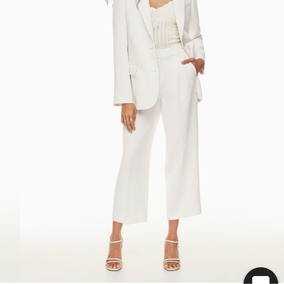 Aritzia Wilfred Effortless Cropped Wide Leg Pant - Picture 9 of 9